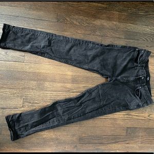 J. Crew Mens Black Jeans - 32W32L SLIM